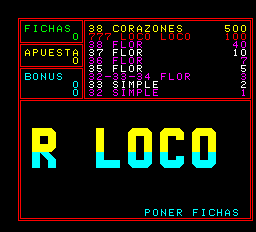 Super Loco 93 (Spanish, set 1) Title Screen